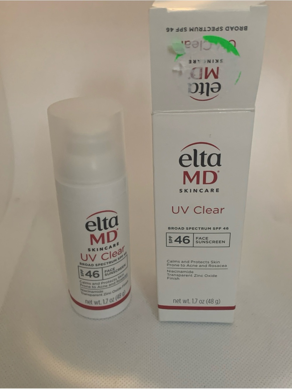 EltaMD UV Clear Broad-Spectrum SPF 46 Face Sunscreen - 1.7 Oz NIB